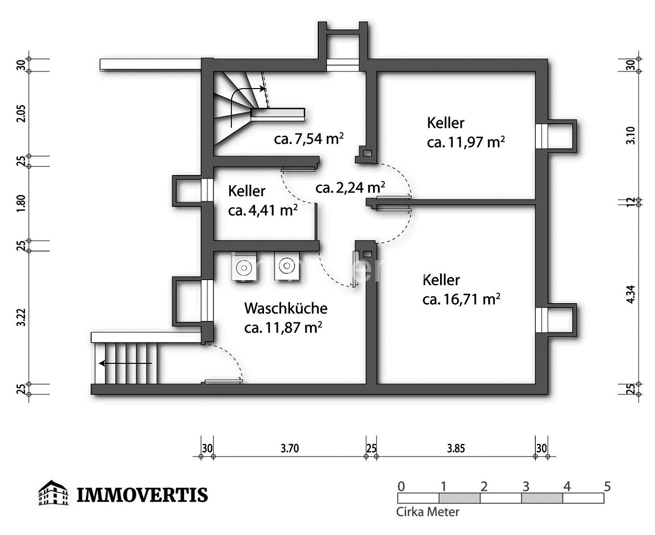 Grundriss Keller / Untergeschoss