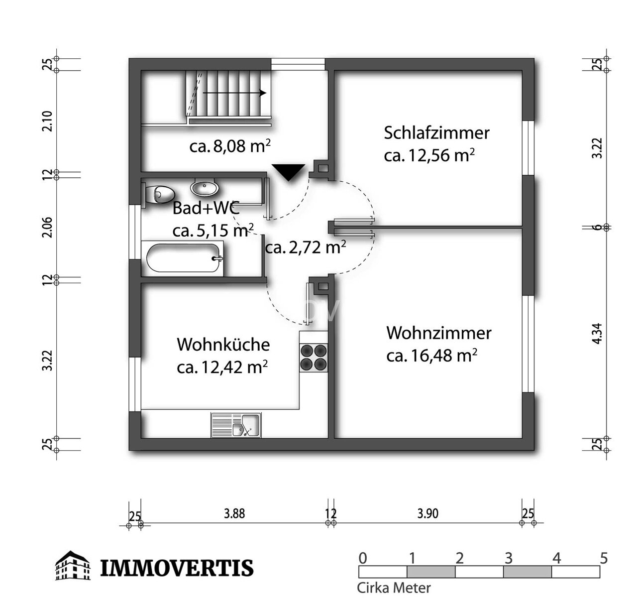 Grundriss Obergeschoss